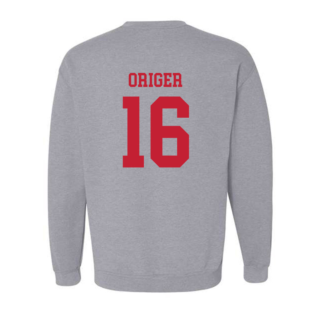 New Mexico - NCAA Baseball : Grant Origer - Classic Fashion Shersey Crewneck Sweatshirt-1