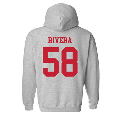 New Mexico - NCAA Football : Nicolas Rivera - Classic Fashion Shersey Hooded Sweatshirt-1