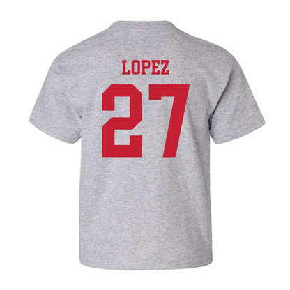 New Mexico - NCAA Baseball : David Lopez - Classic Fashion Shersey Youth T-Shirt-1