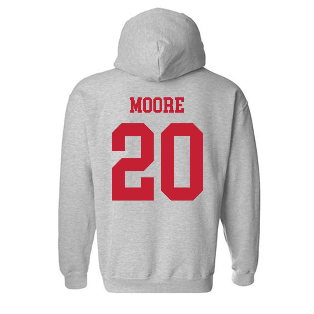 New Mexico - NCAA Football : Dereck Moore - Classic Fashion Shersey Hooded Sweatshirt-1