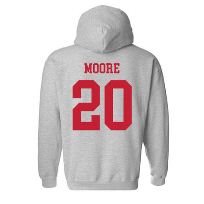 New Mexico - NCAA Football : Dereck Moore - Classic Fashion Shersey Hooded Sweatshirt-1