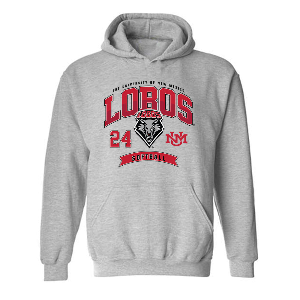 New Mexico - NCAA Softball : Georgia Heathcock - Classic Fashion Shersey Hooded Sweatshirt-0