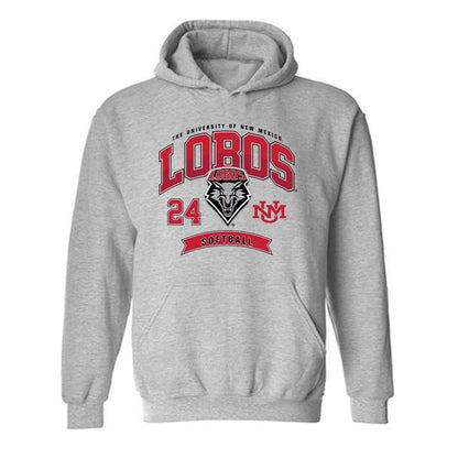 New Mexico - NCAA Softball : Georgia Heathcock - Classic Fashion Shersey Hooded Sweatshirt-0