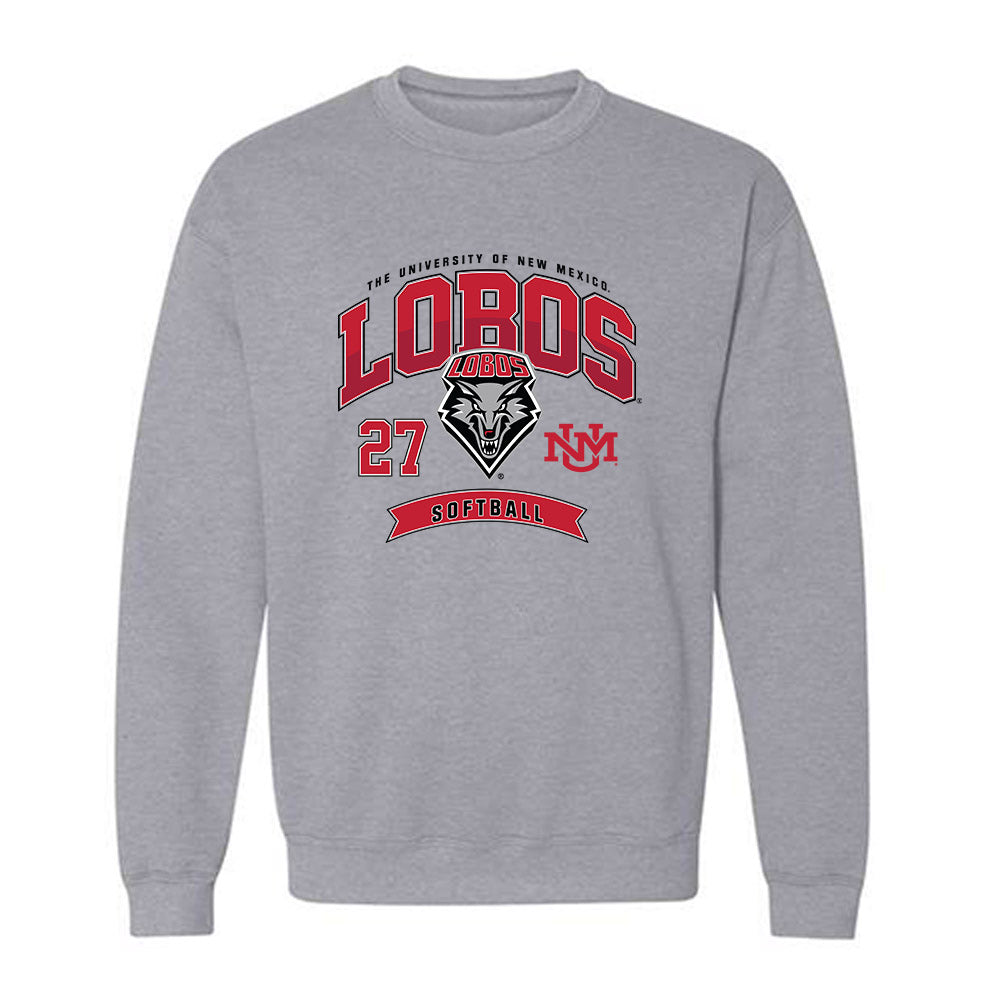 New Mexico - NCAA Softball : Hayden Luderer - Classic Fashion Shersey Crewneck Sweatshirt-0