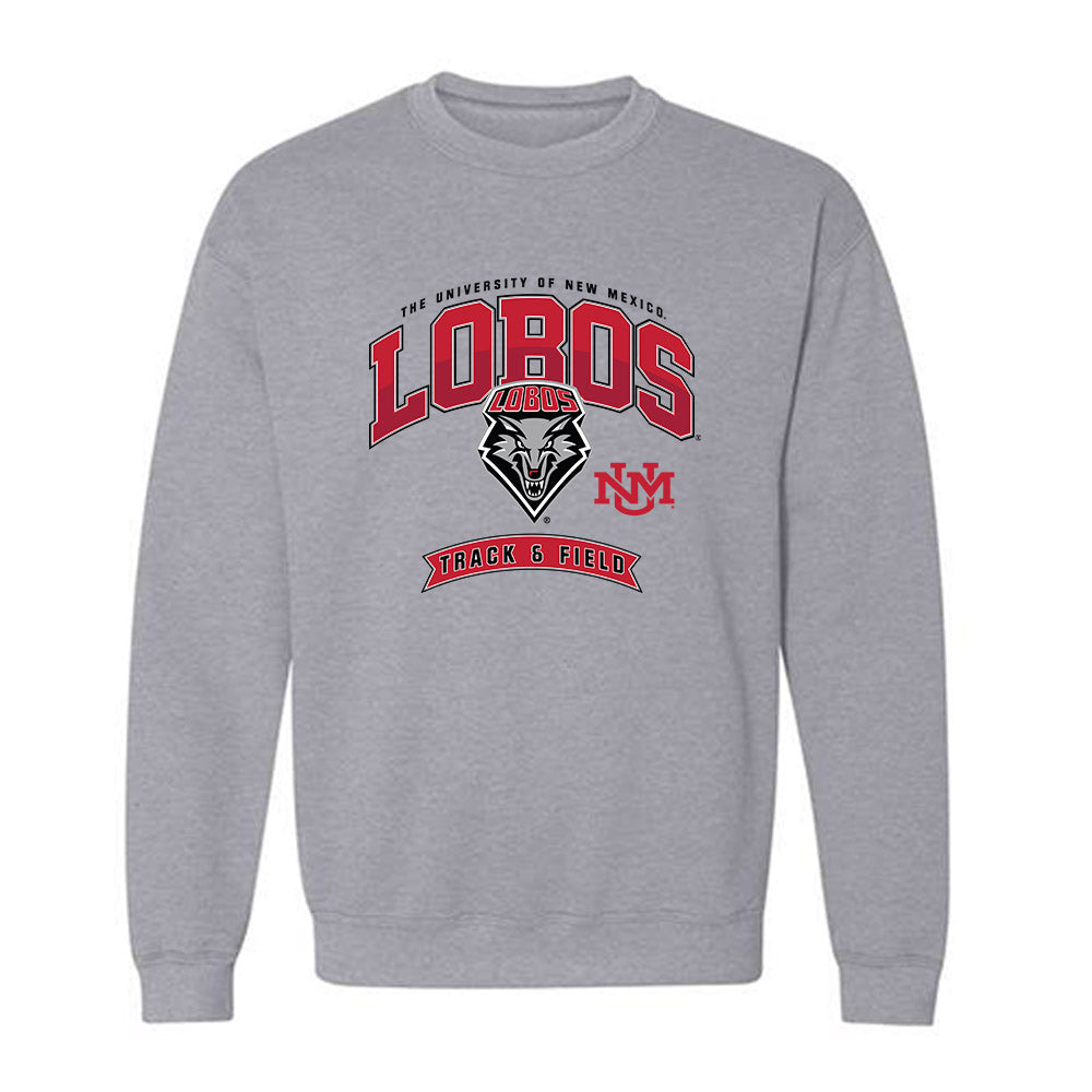 New Mexico - NCAA Men's Track & Field : Charles Pizzeck - Classic Fashion Shersey Crewneck Sweatshirt-0