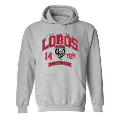New Mexico - NCAA Women's Volleyball : Camila Canedo - Classic Fashion Shersey Hooded Sweatshirt-0