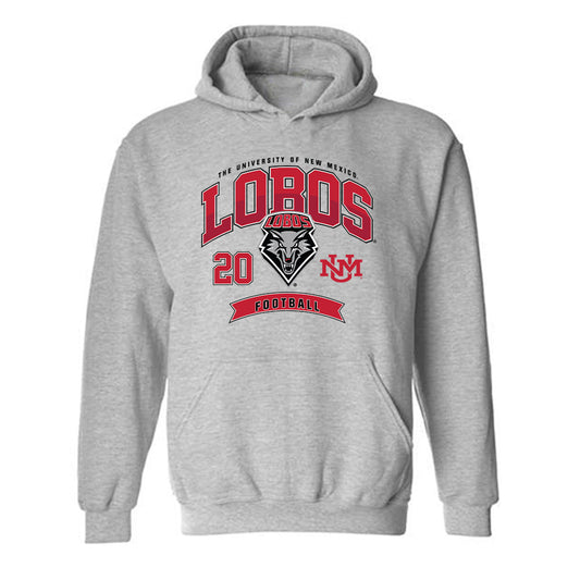 New Mexico - NCAA Football : Dereck Moore - Classic Fashion Shersey Hooded Sweatshirt-0