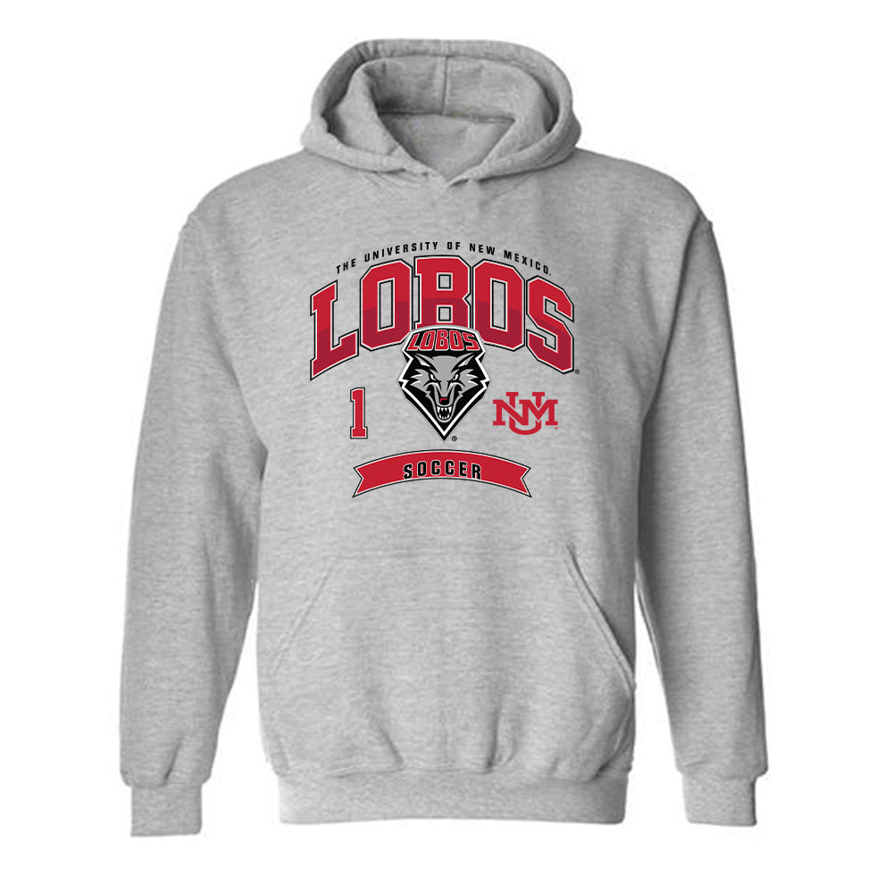 New Mexico - NCAA Women's Soccer : Alyson Campbell - Classic Fashion Shersey Hooded Sweatshirt-0