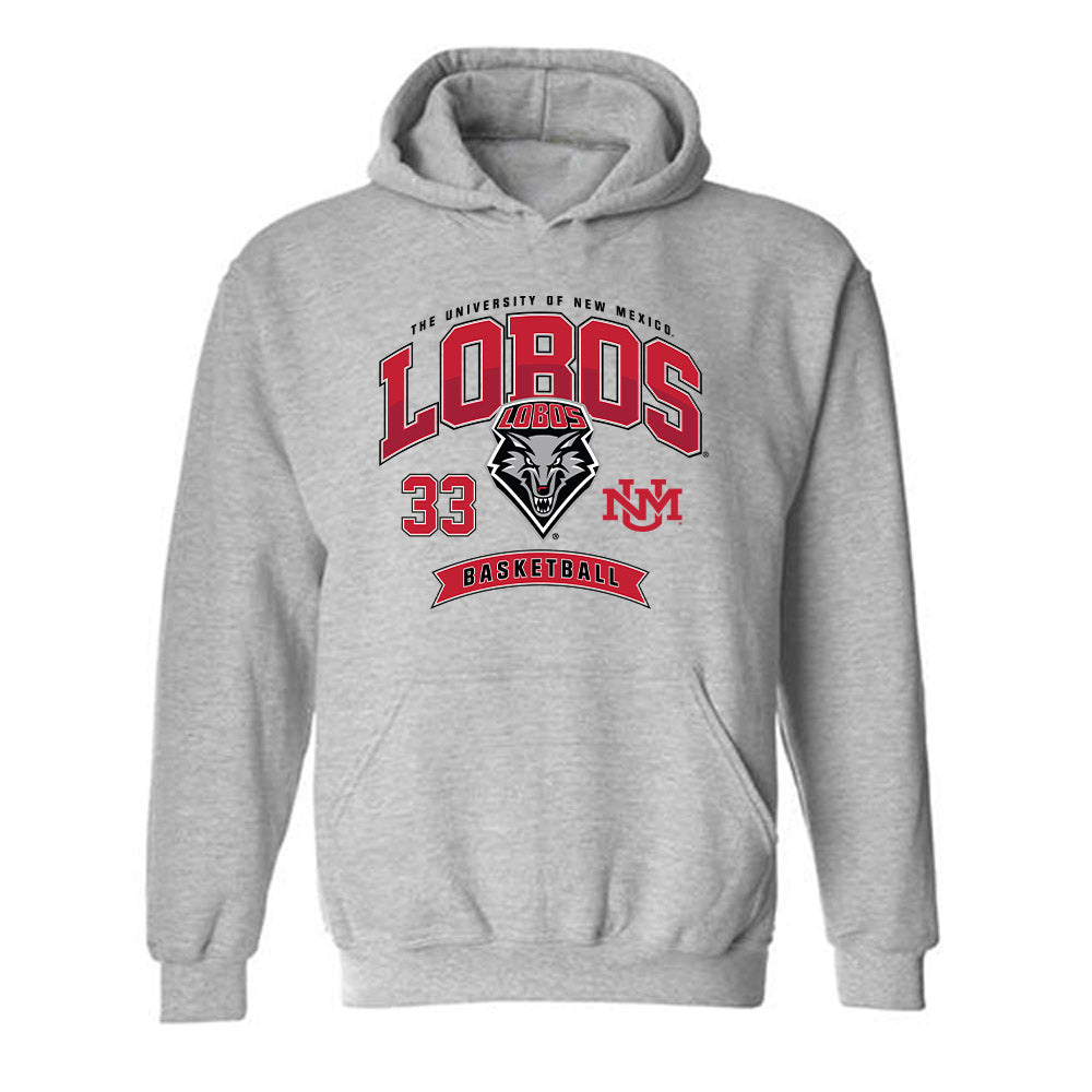 New Mexico - NCAA Women's Basketball : Viane Cumber - Classic Fashion Shersey Hooded Sweatshirt-0