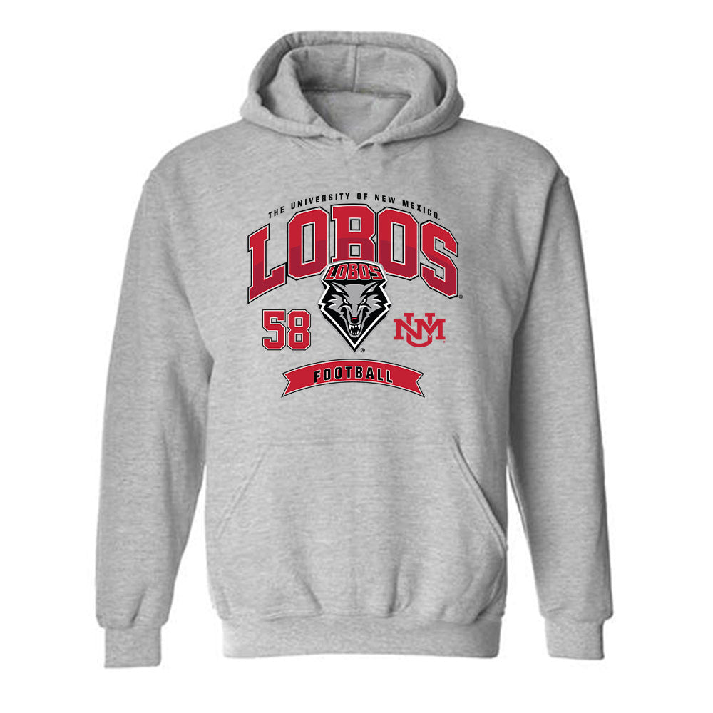 New Mexico - NCAA Football : Nicolas Rivera - Classic Fashion Shersey Hooded Sweatshirt-0