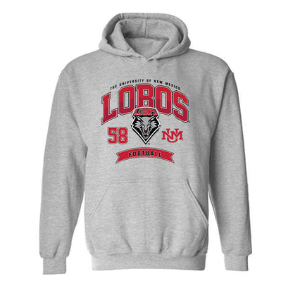 New Mexico - NCAA Football : Nicolas Rivera - Classic Fashion Shersey Hooded Sweatshirt-0
