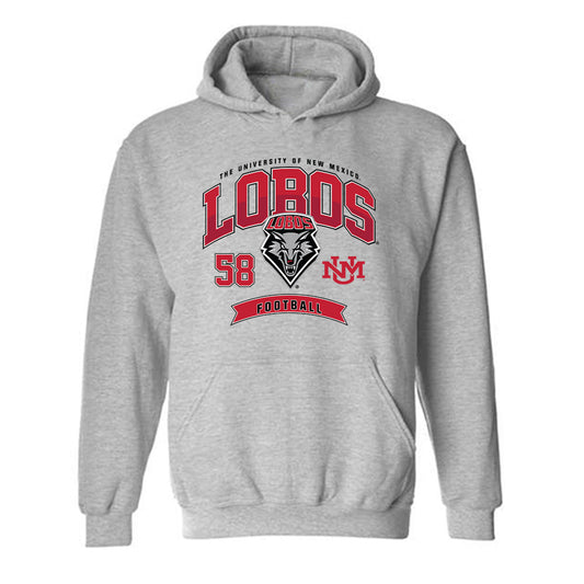 New Mexico - NCAA Football : Nicolas Rivera - Classic Fashion Shersey Hooded Sweatshirt-0