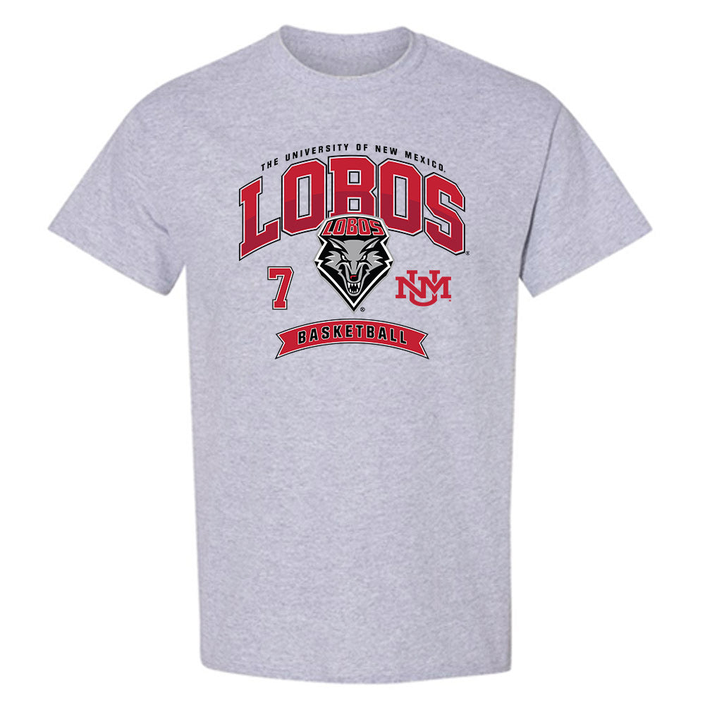 New Mexico - NCAA Men's Basketball : Sir Marius Jones - Classic Fashion Shersey T-Shirt-0