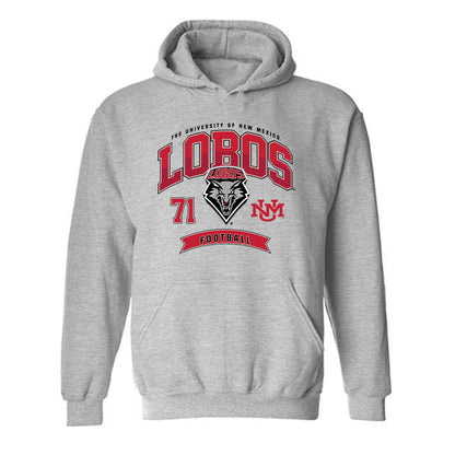 New Mexico - NCAA Football : Travis Gray - Classic Fashion Shersey Hooded Sweatshirt-0