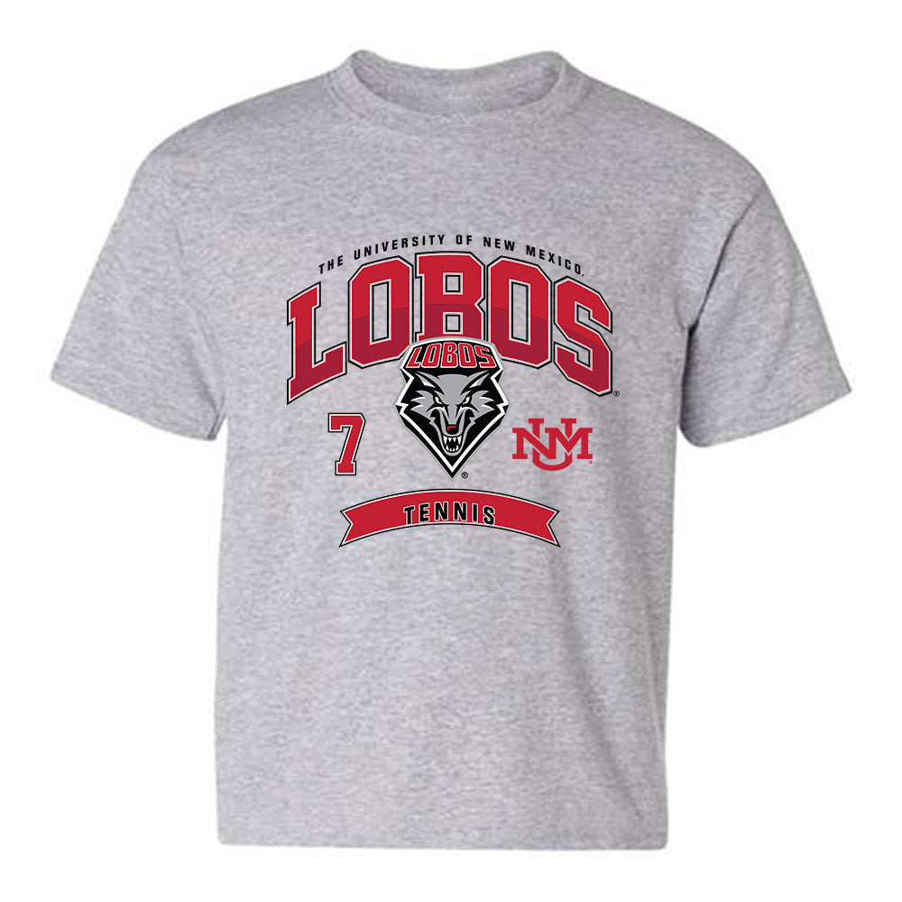 New Mexico - NCAA Men's Tennis : Nicolas Recoura - Classic Fashion Shersey Youth T-Shirt-0