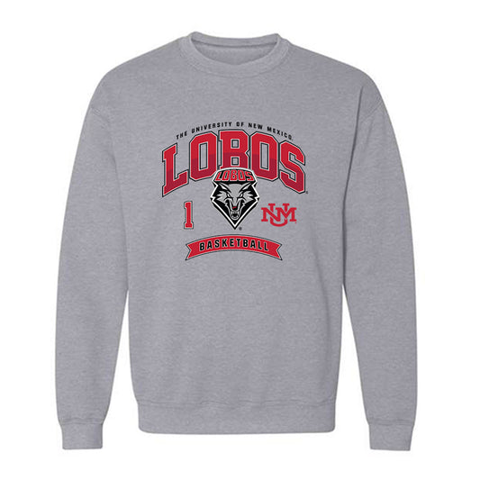 New Mexico - NCAA Men's Basketball : Braden Appelhans - Classic Fashion Shersey Crewneck Sweatshirt-0