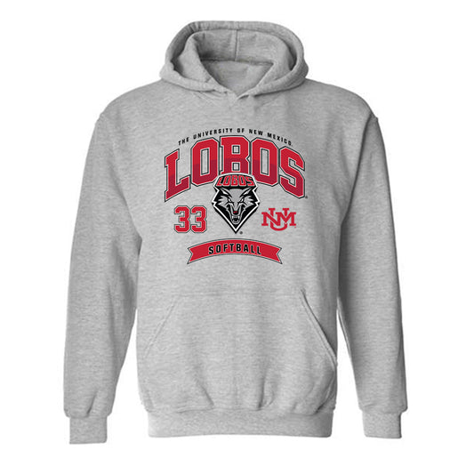 New Mexico - NCAA Softball : Sydney Carithers - Classic Fashion Shersey Hooded Sweatshirt-0