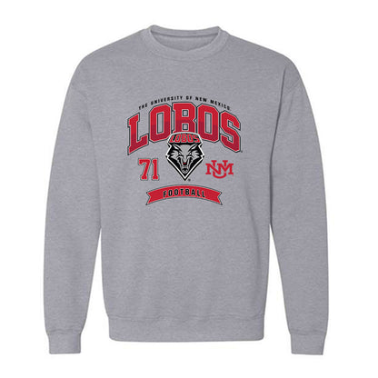 New Mexico - NCAA Football : Travis Gray - Classic Fashion Shersey Crewneck Sweatshirt-0