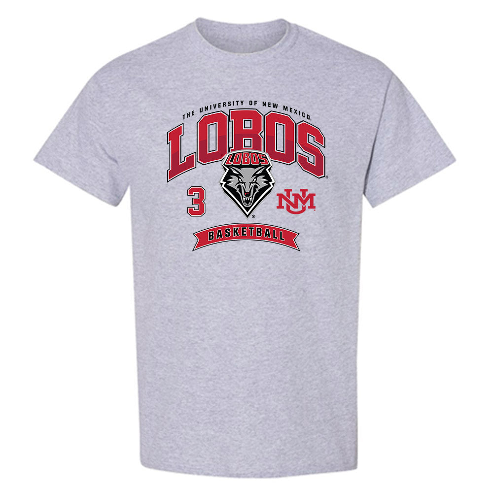 New Mexico - NCAA Men's Basketball : Luke Haupt - Classic Fashion Shersey T-Shirt-0