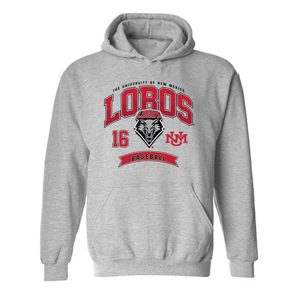 New Mexico - NCAA Baseball : Grant Origer - Classic Fashion Shersey Hooded Sweatshirt-0