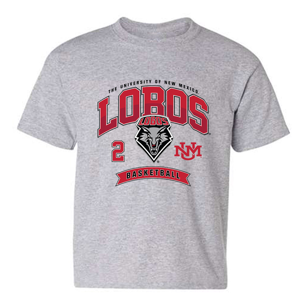 New Mexico - NCAA Men's Basketball : Tajavis Miller - Classic Fashion Shersey Youth T-Shirt-0