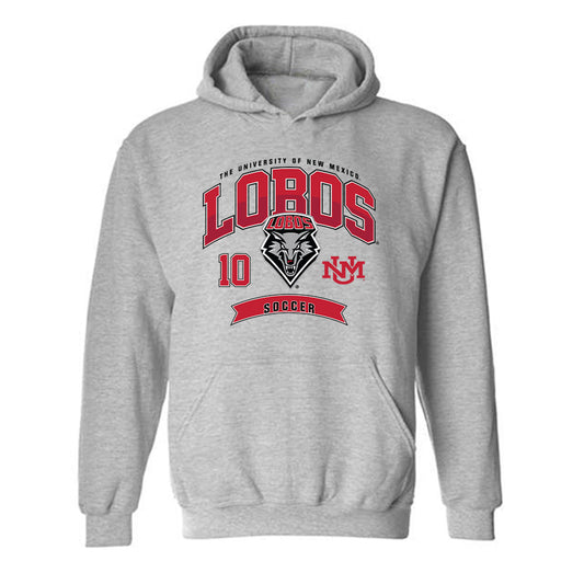 New Mexico - NCAA Women's Soccer : Macie Harris - Classic Fashion Shersey Hooded Sweatshirt-0