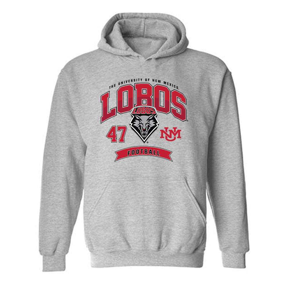 New Mexico - NCAA Football : Trey Dubuc - Classic Fashion Shersey Hooded Sweatshirt-0