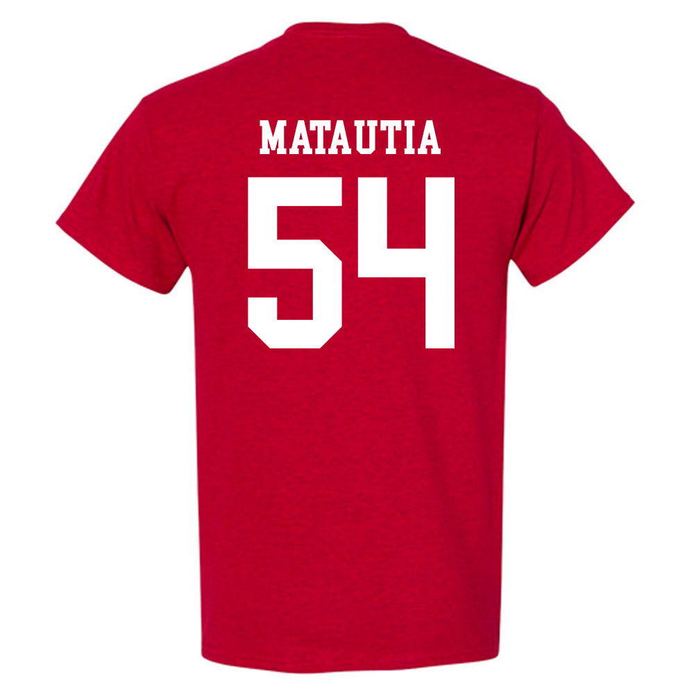 New Mexico - NCAA Football : Jojo Matautia - Classic Shersey T-Shirt-1