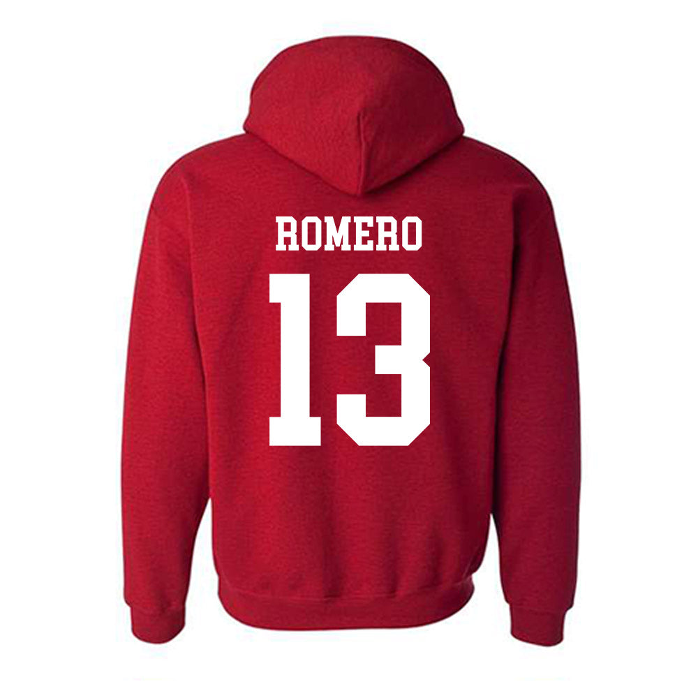 New Mexico - NCAA Baseball : Matthew Romero - Classic Shersey Hooded Sweatshirt-1