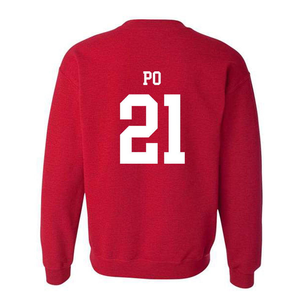 New Mexico - NCAA Women's Basketball : Reza Po - Classic Shersey Crewneck Sweatshirt-3