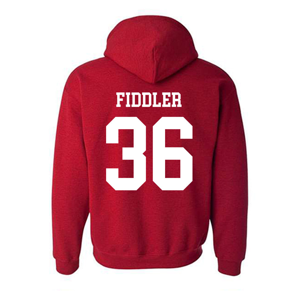 New Mexico - NCAA Baseball : Elias Fiddler - Classic Shersey Hooded Sweatshirt-1