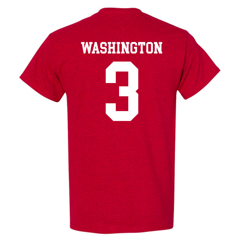 New Mexico - NCAA Men's Basketball : Tru Washington - Classic Shersey T-Shirt-1