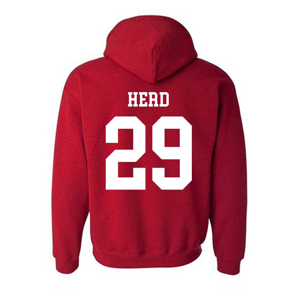 New Mexico - NCAA Baseball : Caleb Herd - Classic Shersey Hooded Sweatshirt-1