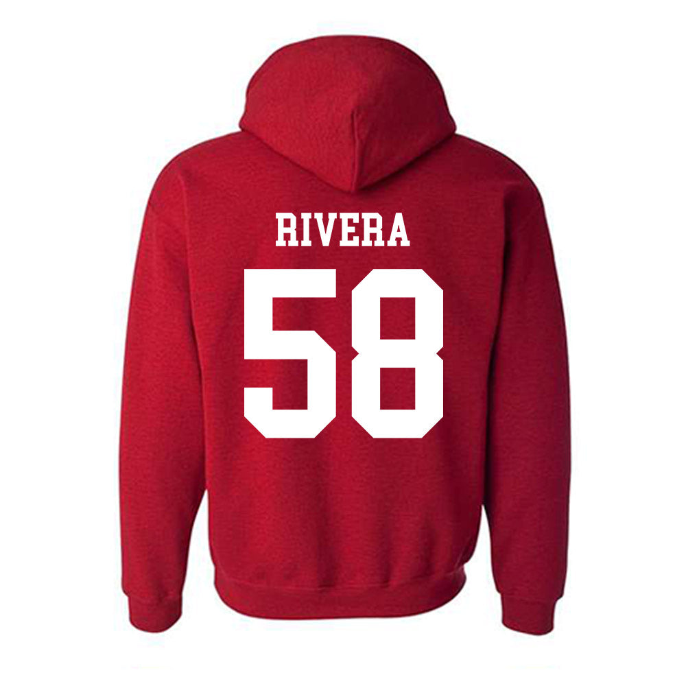 New Mexico - NCAA Football : Nicolas Rivera - Classic Shersey Hooded Sweatshirt-1