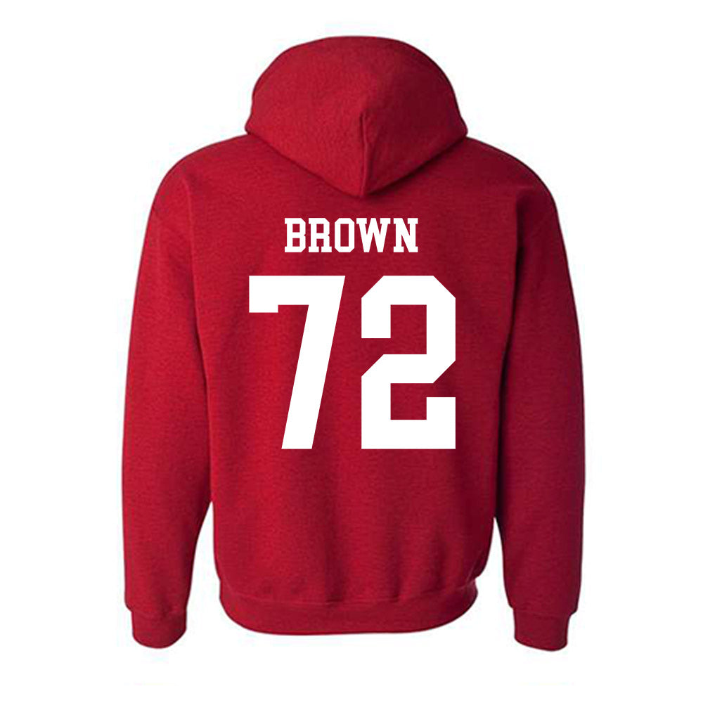New Mexico - NCAA Football : Nevell Brown - Classic Shersey Hooded Sweatshirt-1