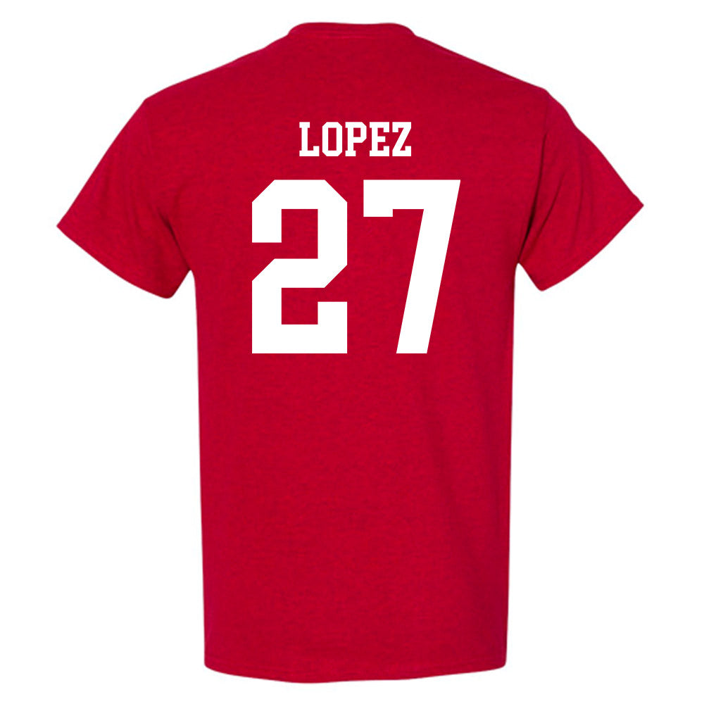 New Mexico - NCAA Baseball : David Lopez - Classic Shersey T-Shirt-1