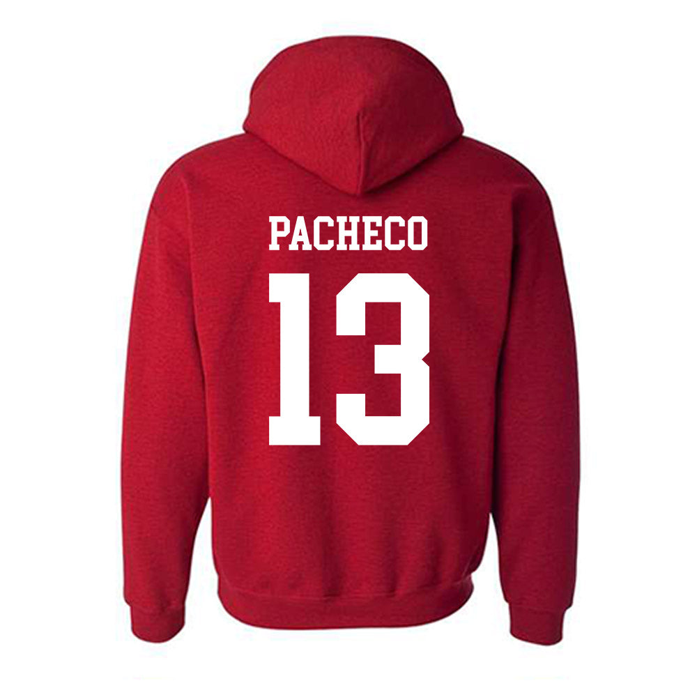  - NCAA Softball : Mya Pacheco - Classic Shersey Hooded Sweatshirt-1