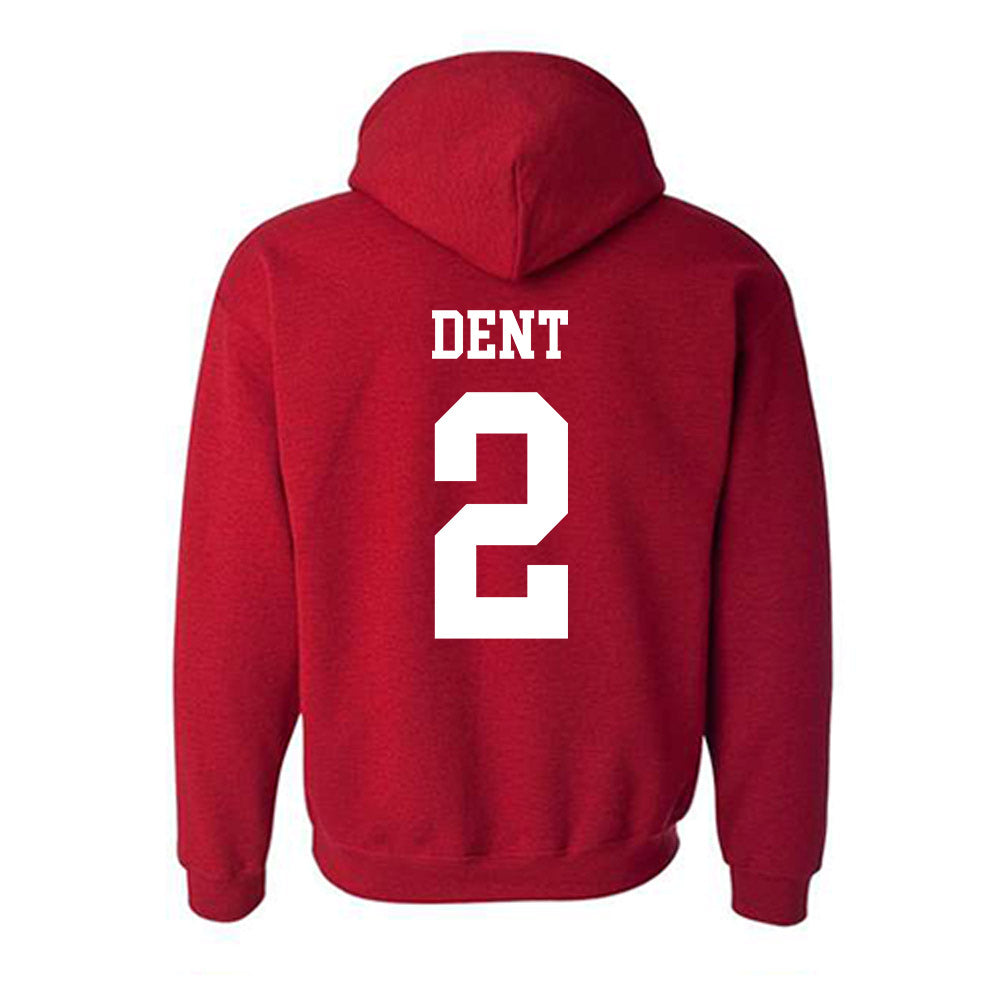 New Mexico - NCAA Men's Basketball : Donovan Dent - Classic Shersey Hooded Sweatshirt-1