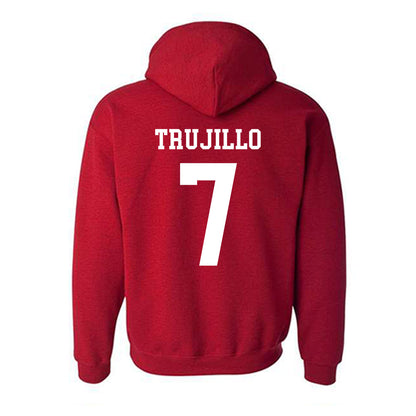 New Mexico - NCAA Football : Nic Trujillo - Classic Shersey Hooded Sweatshirt-1