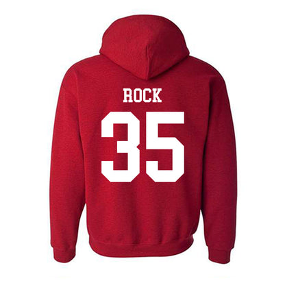 New Mexico - NCAA Men's Basketball : JT Rock - Classic Shersey Hooded Sweatshirt-1