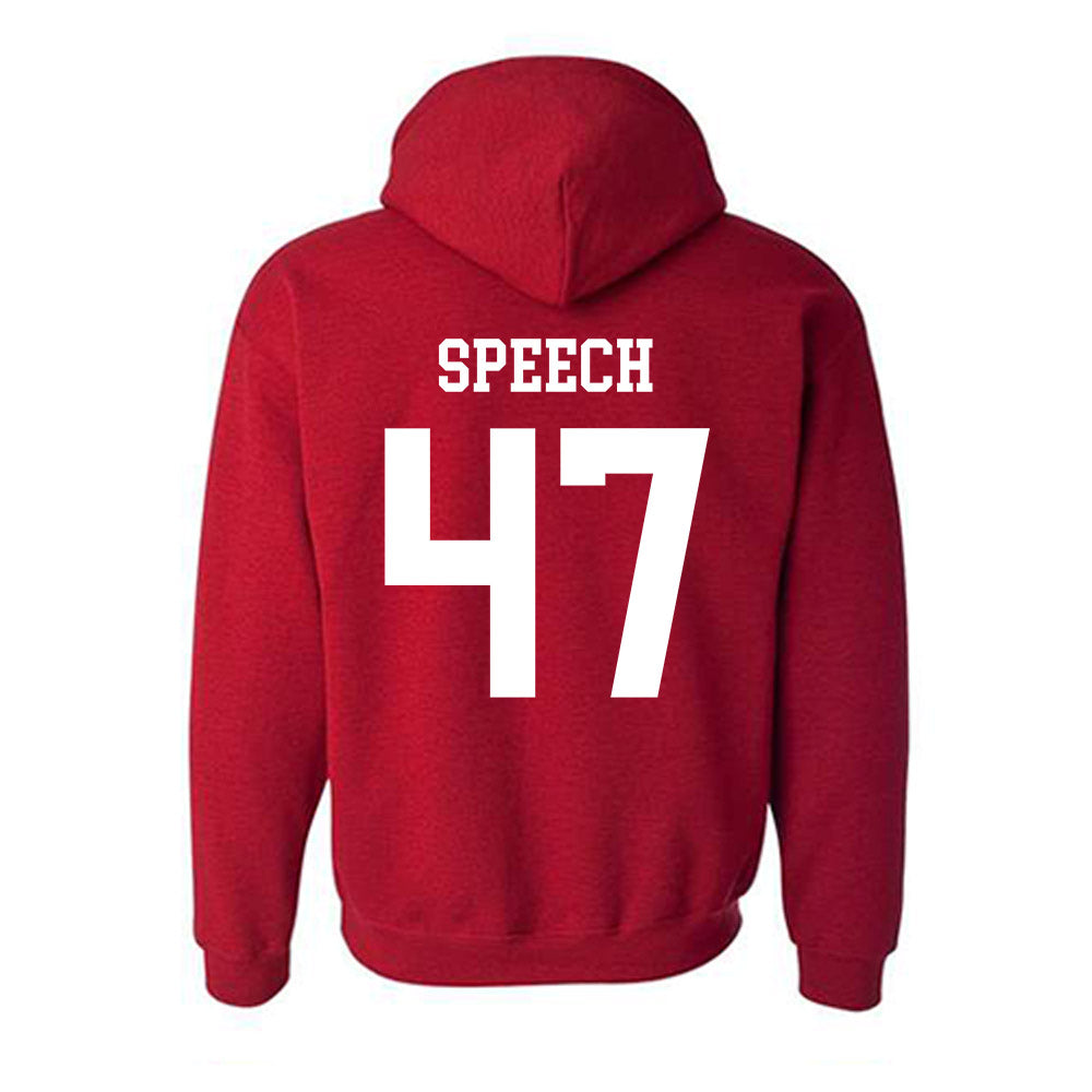 New Mexico - NCAA Football : Drew Speech - Classic Shersey Hooded Sweatshirt-1