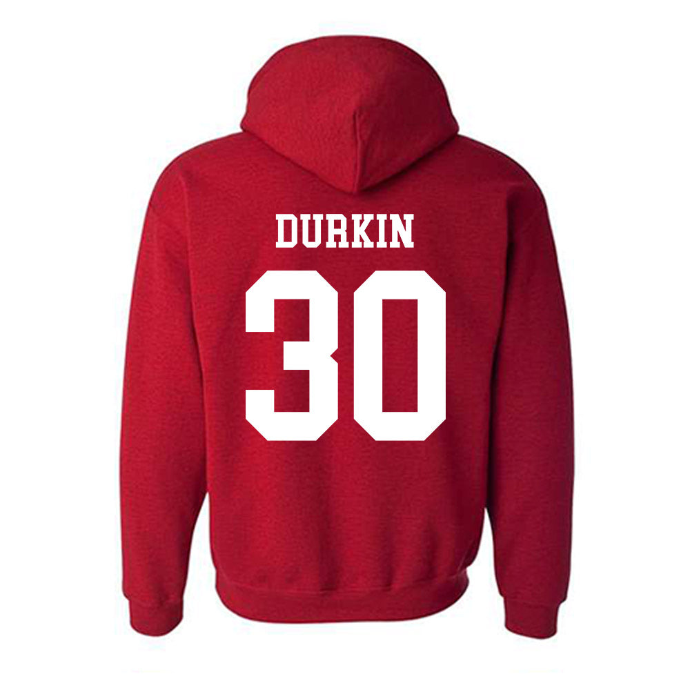 New Mexico - NCAA Football : Brendan Durkin - Classic Shersey Hooded Sweatshirt-1