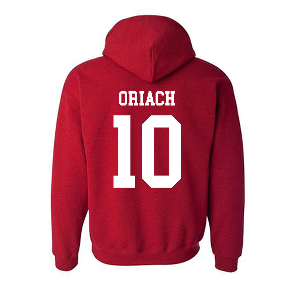 New Mexico - NCAA Baseball : Jordy Oriach - Classic Shersey Hooded Sweatshirt-1