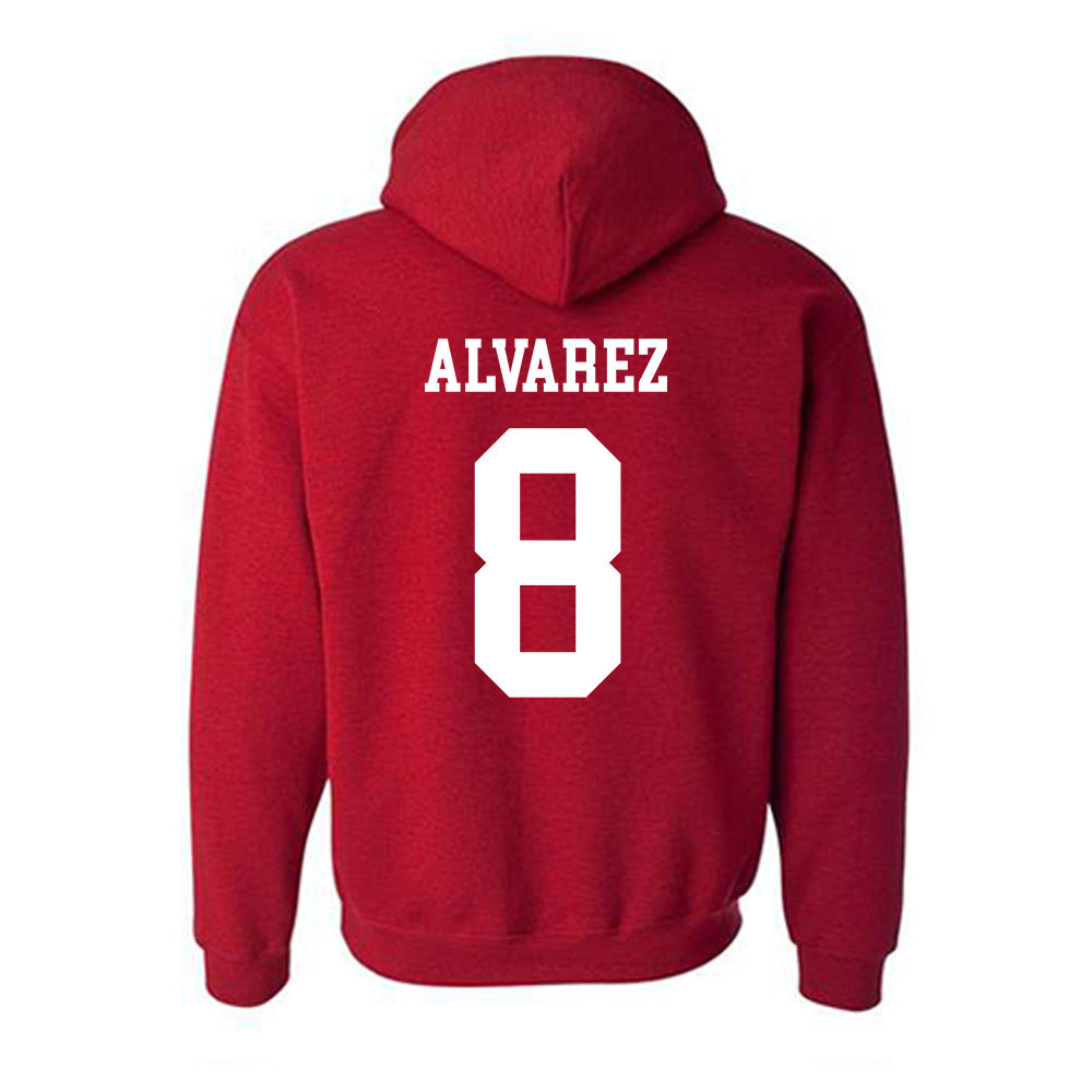 New Mexico - NCAA Baseball : Diego Alvarez - Classic Shersey Hooded Sweatshirt-1
