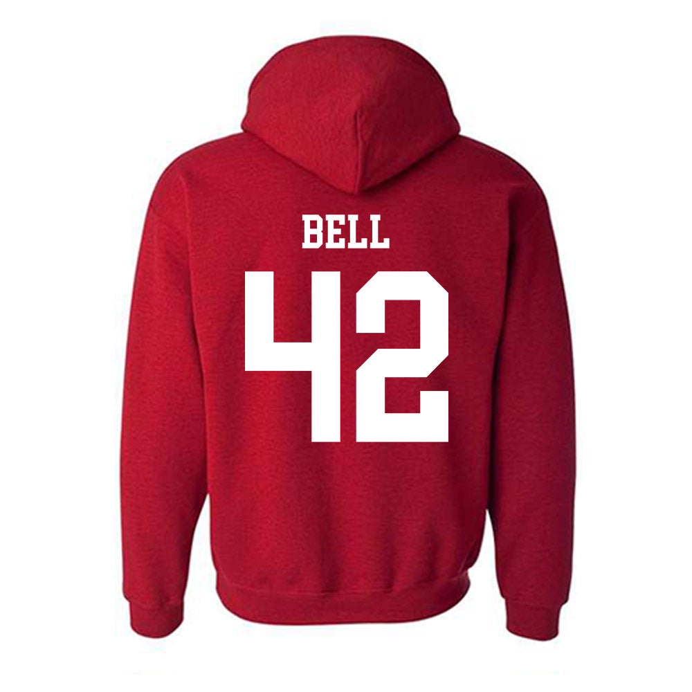 New Mexico - NCAA Baseball : Blake Bell - Classic Shersey Hooded Sweatshirt-1