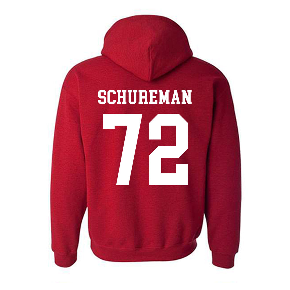 New Mexico - NCAA Football : Griffin Schureman - Classic Shersey Hooded Sweatshirt-1