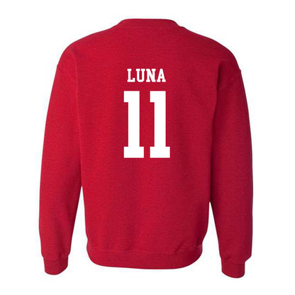 New Mexico - NCAA Men's Golf : Valentin Luna - Classic Shersey Crewneck Sweatshirt-3