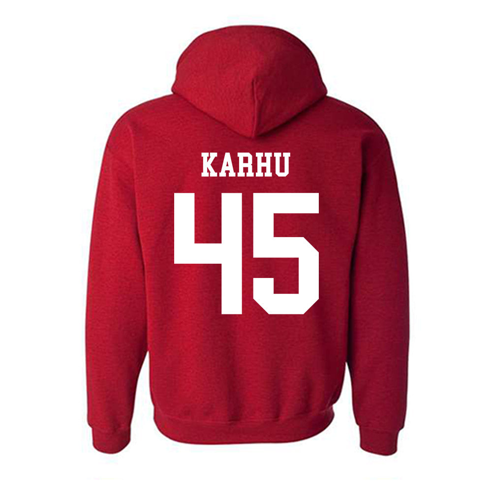 New Mexico - NCAA Football : Brett Karhu - Classic Shersey Hooded Sweatshirt-1