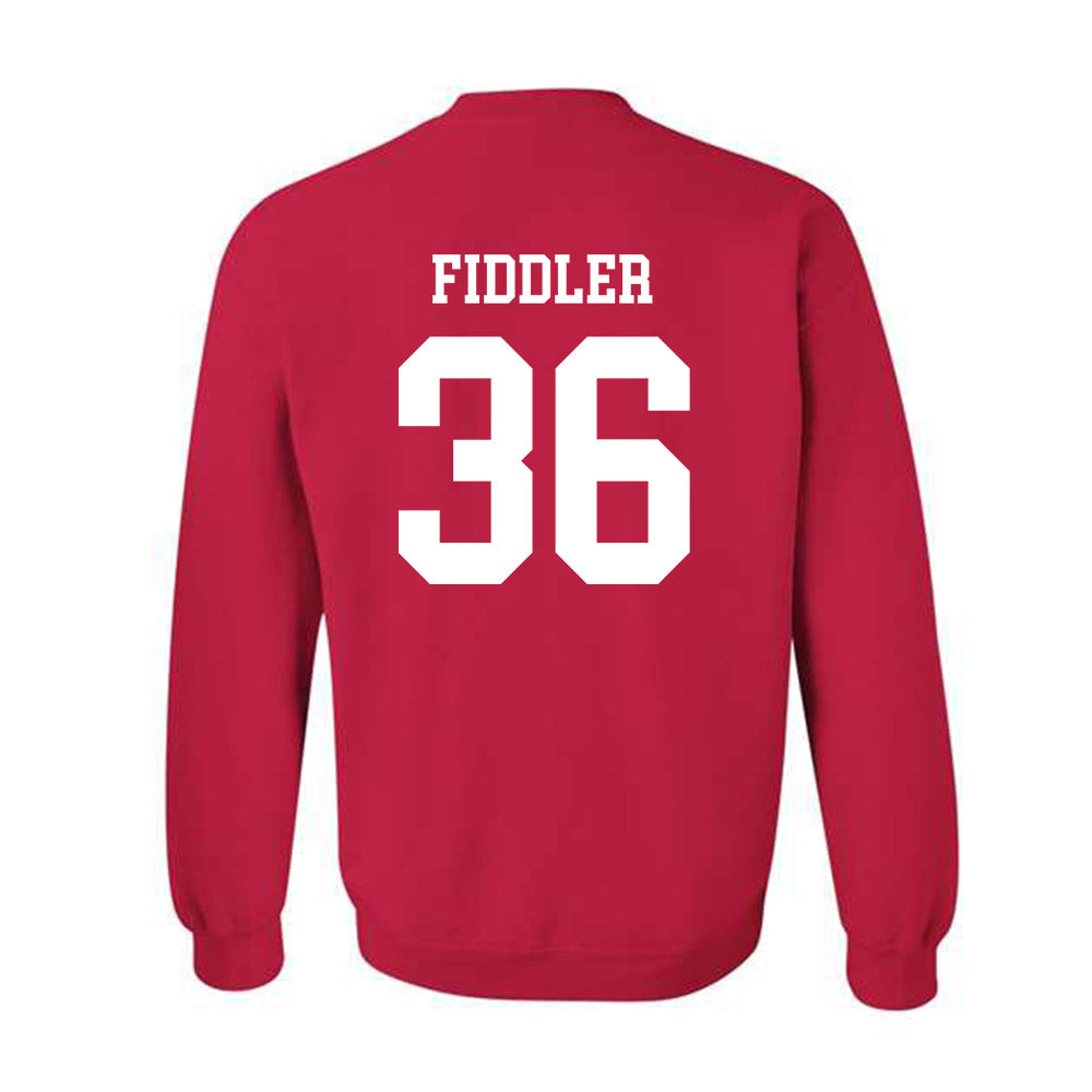 New Mexico - NCAA Baseball : Elias Fiddler - Classic Shersey Crewneck Sweatshirt-3