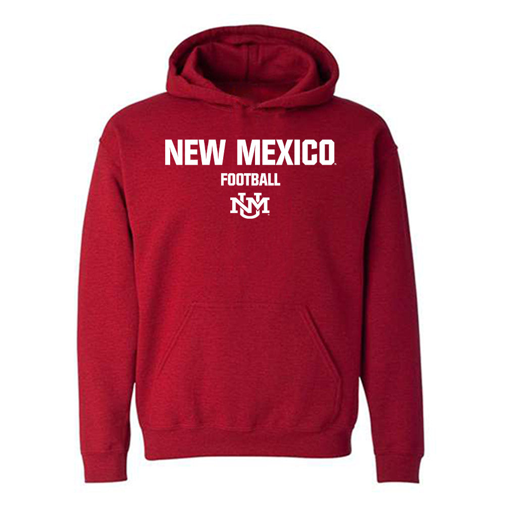 New Mexico - NCAA Football : D'Angelo Mayes - Classic Shersey Hooded Sweatshirt-0